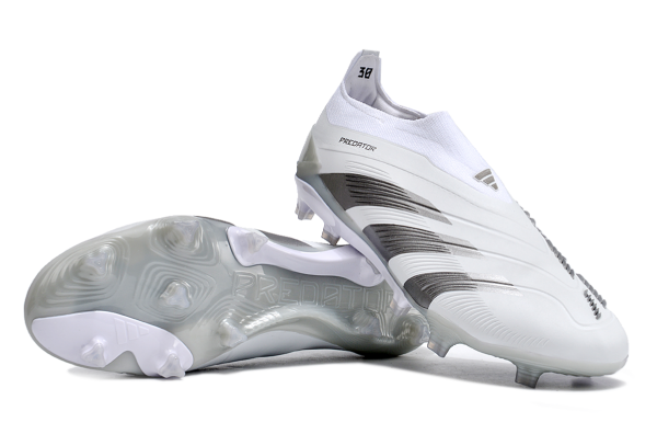 Botas de Fútbol Adidas Predator Accuracy+ FG Blanco Plata