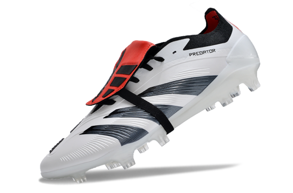 Botas de Fútbol Adidas Predator Accuracy+ FG Blanco Plata Negro