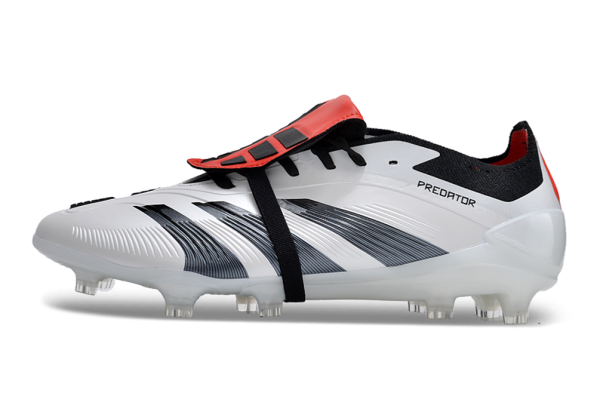 Botas de Fútbol Adidas Predator Accuracy+ FG Blanco Plata Negro