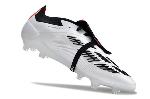 Botas de Fútbol Adidas Predator Accuracy+ FG Blanco Plata Negro