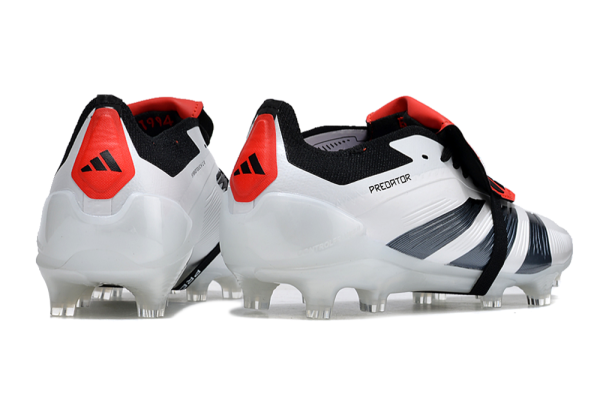 Botas de Fútbol Adidas Predator Accuracy+ FG Blanco Plata Negro