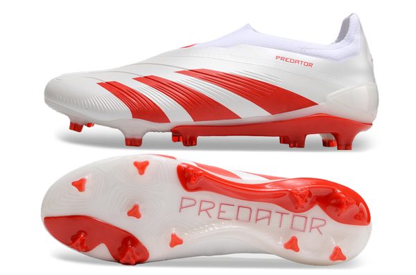 Botas de Fútbol Adidas Predator Accuracy+ FG Blanco Rojo