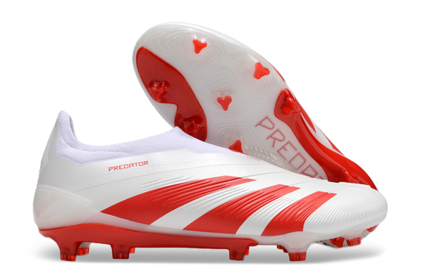 Botas de Fútbol Adidas Predator Accuracy+ FG Blanco Rojo