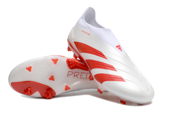 Botas de Fútbol Adidas Predator Accuracy+ FG Blanco Rojo