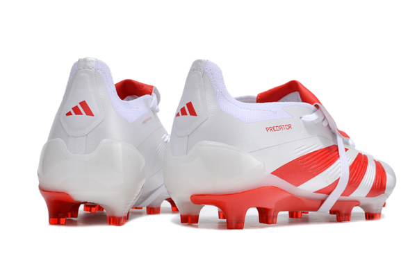 Botas de Fútbol Adidas Predator Accuracy+ FG Blanco Rojo