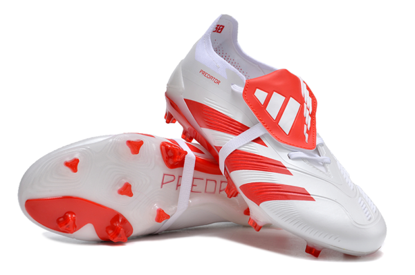 Botas de Fútbol Adidas Predator Accuracy+ FG Blanco Rojo