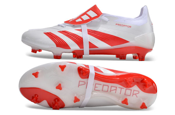 Botas de Fútbol Adidas Predator Accuracy+ FG Blanco Rojo