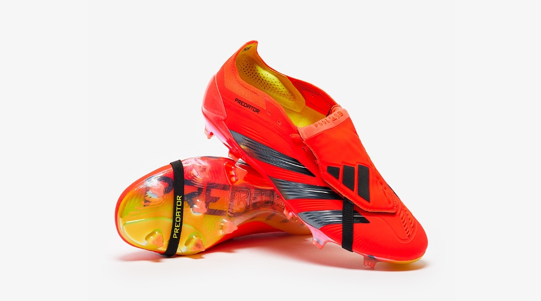 Botas de Fútbol Adidas Predator Accuracy+ FG Laces Tongue Rojo