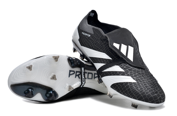 Botas de Fútbol Adidas Predator Accuracy+ FG Negro Blanco