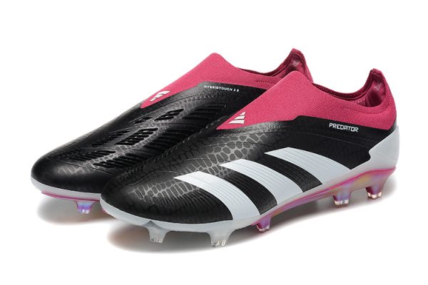 Botas de Fútbol Adidas Predator Accuracy+ FG Negro Blanco Rosa