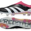 Botas de Fútbol Adidas Predator Accuracy+ FG Negro Blanco Rosa