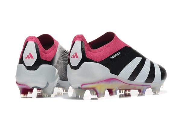 Botas de Fútbol Adidas Predator Accuracy+ FG Negro Blanco Rosa