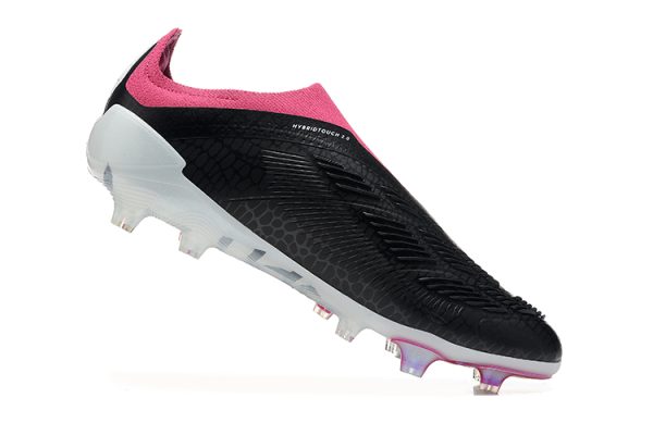 Botas de Fútbol Adidas Predator Accuracy+ FG Negro Blanco Rosa