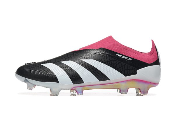 Botas de Fútbol Adidas Predator Accuracy+ FG Negro Blanco Rosa