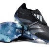 Botas de Fútbol Adidas Predator Accuracy+ FG Negro Plata Azul