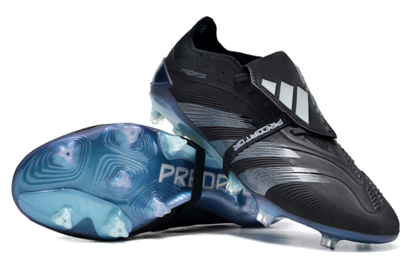 Botas de Fútbol Adidas Predator Accuracy+ FG Negro Plata Azul