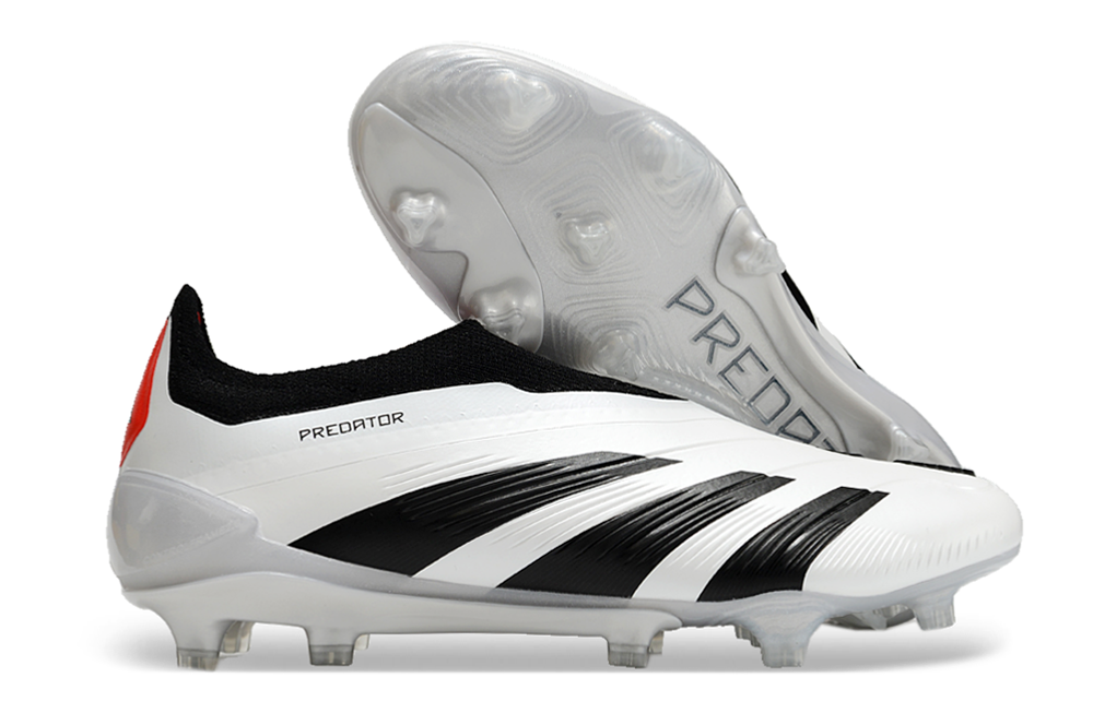 Botas de Fútbol Adidas Predator Accuracy+ FG Plata Negro