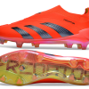 Botas de Fútbol Adidas Predator Elite Laceless FG Naranja Plata