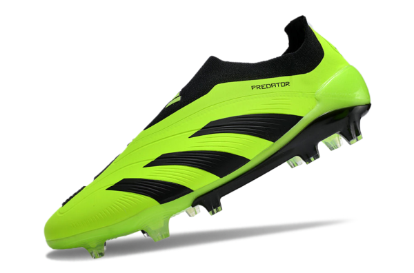 Botas de Fútbol Adidas Predator Elite Laceless FG Verde Negro