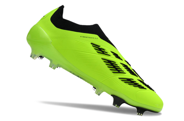 Botas de Fútbol Adidas Predator Elite Laceless FG Verde Negro