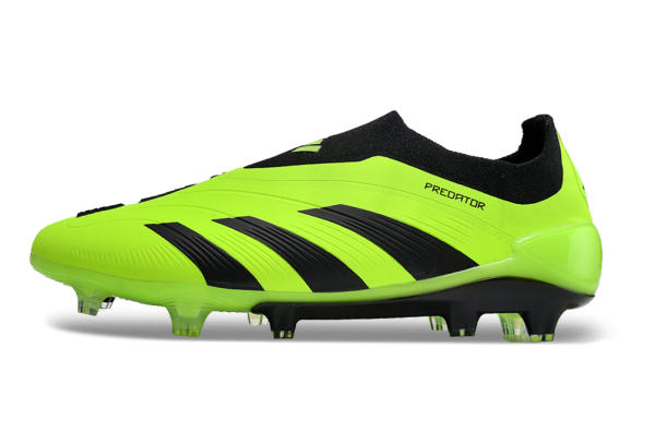 Botas de Fútbol Adidas Predator Elite Laceless FG Verde Negro