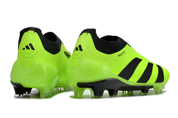 Botas de Fútbol Adidas Predator Elite Laceless FG Verde Negro