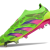 Botas de Fútbol Adidas Predator Elite Laceless FG Verde Rosa Púrpura