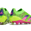 Botas de Fútbol Adidas Predator Elite Laceless FG Verde Rosa Púrpura