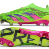 Botas de Fútbol Adidas Predator Elite Laceless FG Verde Rosa Púrpura