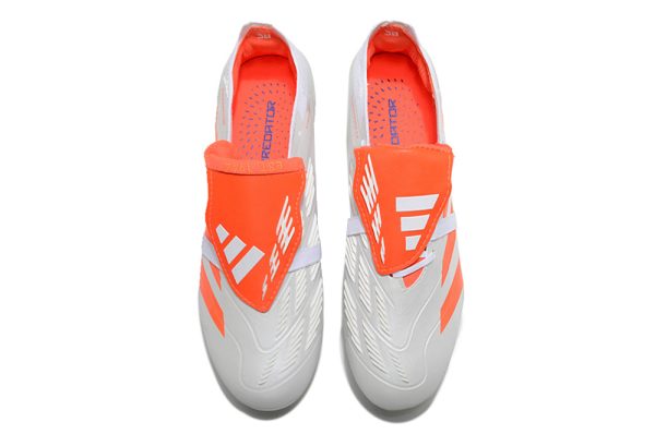 Botas de Fútbol Adidas Predator Accuracy+ FG Naranja Blanco