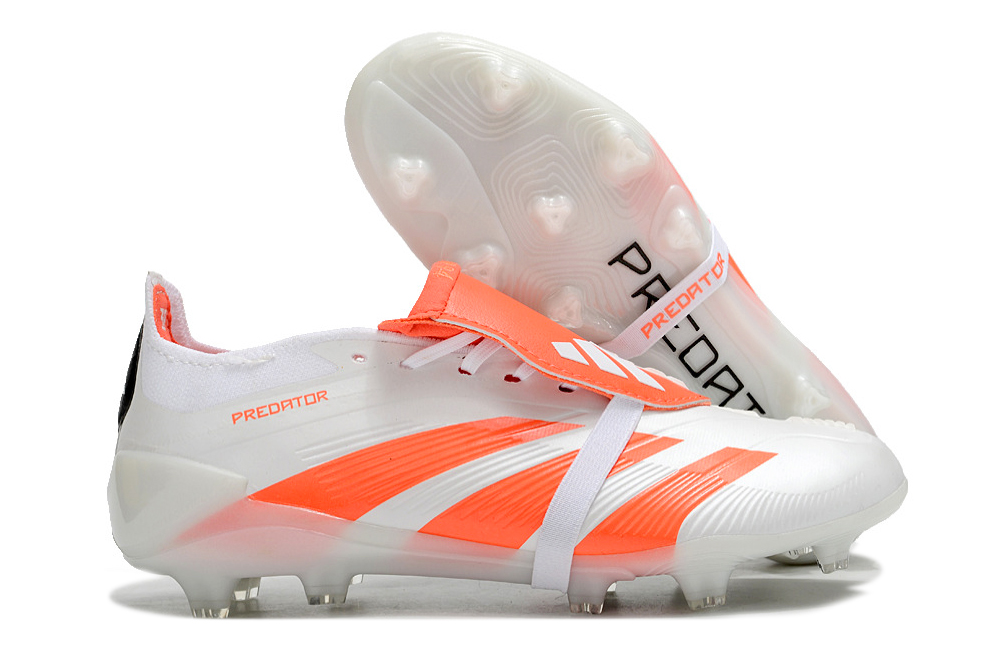 Botas de Fútbol Adidas Predator Accuracy+ FG Naranja Blanco