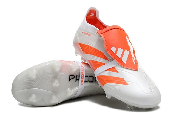 Botas de Fútbol Adidas Predator Accuracy+ FG Naranja Blanco