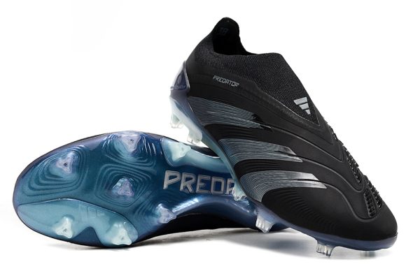 Botas de Fútbol Adidas Predator Accuracy+ FG Negro Plata