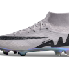 Botas de Fútbol Nike Air Zoom Mercurial Superfly IX Elite FG Gris Negro