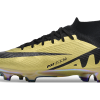 Botas de Fútbol Nike Air Zoom Mercurial Superfly IX Elite FG Oro Negro