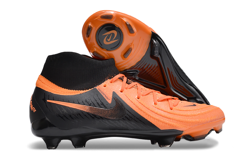 Botas de Fútbol Nike Phantom Luna Elite FG Negro Naranja