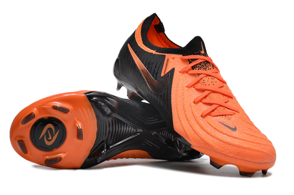 Botas de Fútbol Nike Phantom Luna Elite FG Negro Naranja