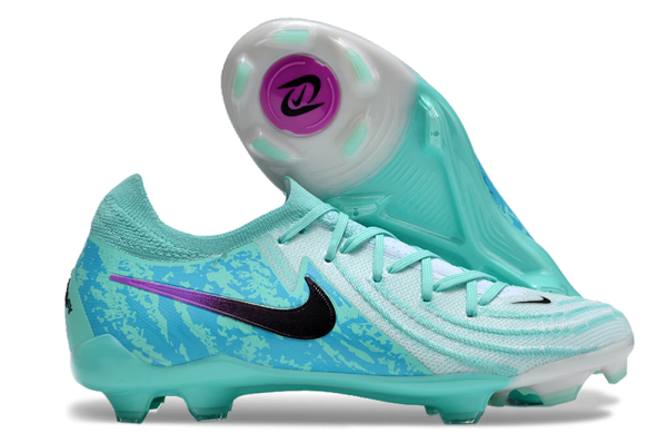 Botas de Fútbol Nike Phantom Luna Elite FG Verde Azul Púrpura