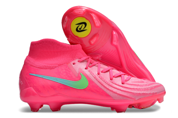 Botas de Fútbol Niños Nike Phantom Luna Elite FG Rosa Verde