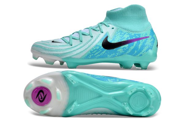 Botas de Fútbol Niños Nike Phantom Luna II Elite FG Verde Azul Púrpura