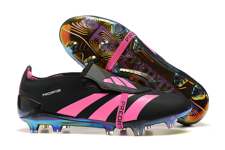 Botas de Fútbol PREDATOR ACCURACY FG negro rosa