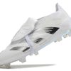 Botas de Fútbol adidas Predator Elite Tongue FG Plata blanca