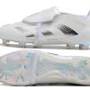 Botas de Fútbol adidas Predator Elite Tongue FG Plata blanca