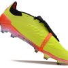 Botas de Fútbol adidas Predator Elite Tongue FG Verde Plata Naranja