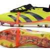 Botas de Fútbol adidas Predator Elite Tongue FG Verde Plata Naranja