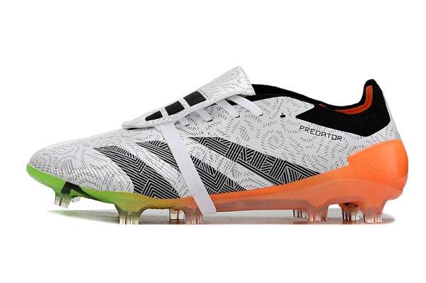 Botas de Fútbol Adidas Predator Accuracy+ FG Blanco Naranja Negro