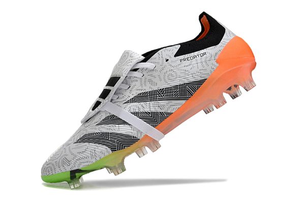 Botas de Fútbol Adidas Predator Accuracy+ FG Blanco Naranja Negro