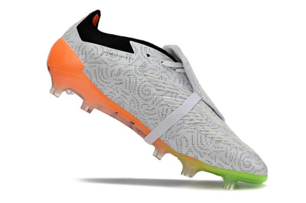 Botas de Fútbol Adidas Predator Accuracy+ FG Blanco Naranja Negro