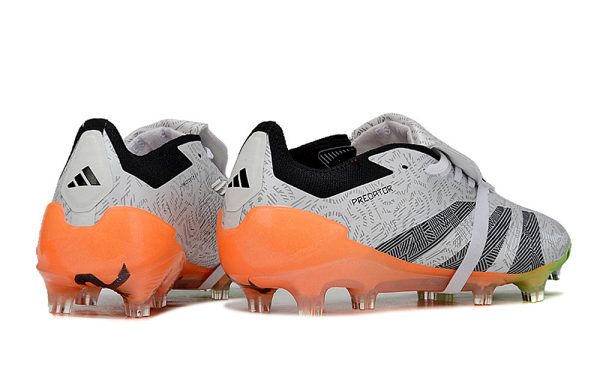 Botas de Fútbol Adidas Predator Accuracy+ FG Blanco Naranja Negro