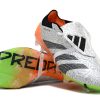 Botas de Fútbol Adidas Predator Accuracy+ FG Blanco Naranja Negro